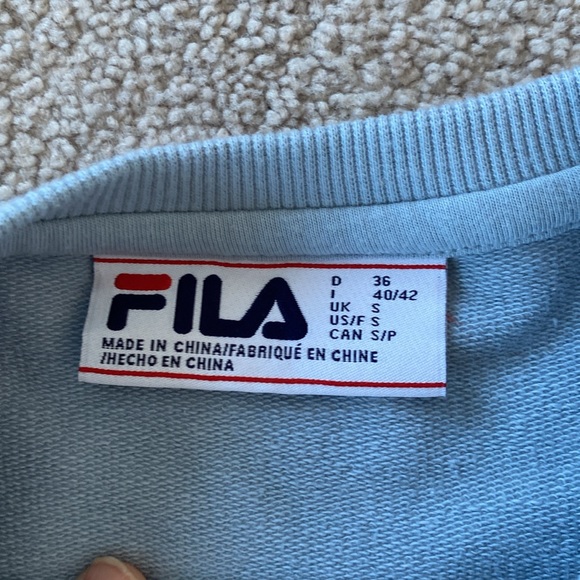Fila ladies grey/blue sweater size small in excellent condition - Picture 3 of 10